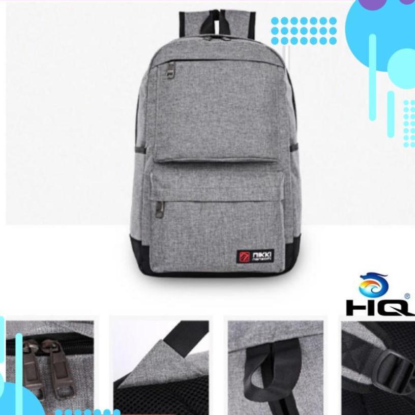 ️ Deal Sốc ️ Balo Sinh Viên Canvas phong cách mới 205972