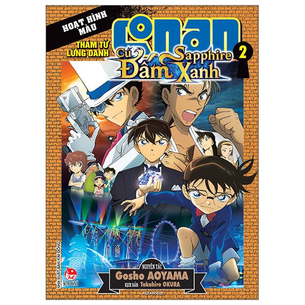Sách - Thám Tử Lừng Danh Conan - Hoạt Hình Màu - Cú Đấm Sapphire Xanh - Tập 2
