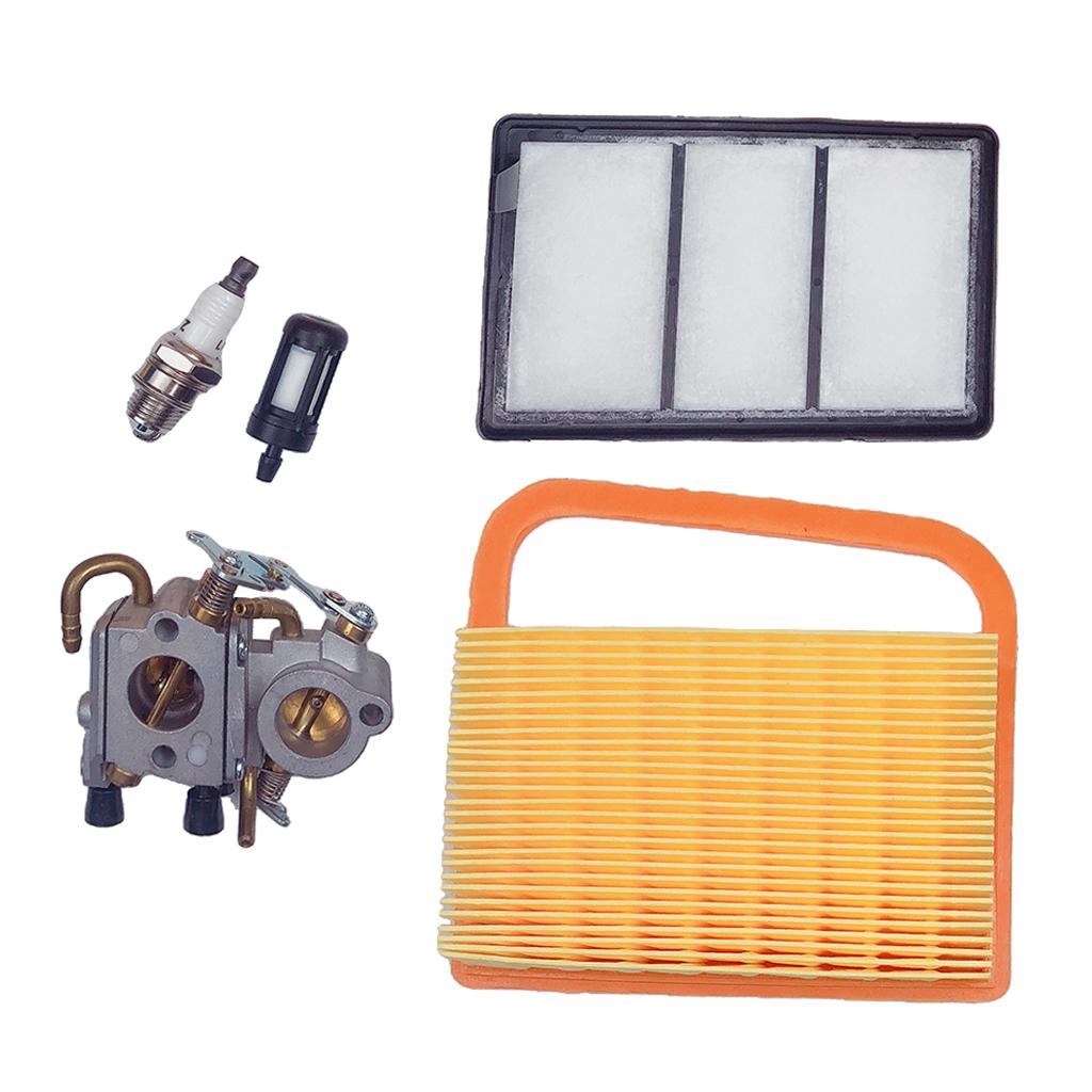Carburetor for Stihl TS410 TS420 Cut Off Saw Air Filter Spark Plug Tune Up Kit