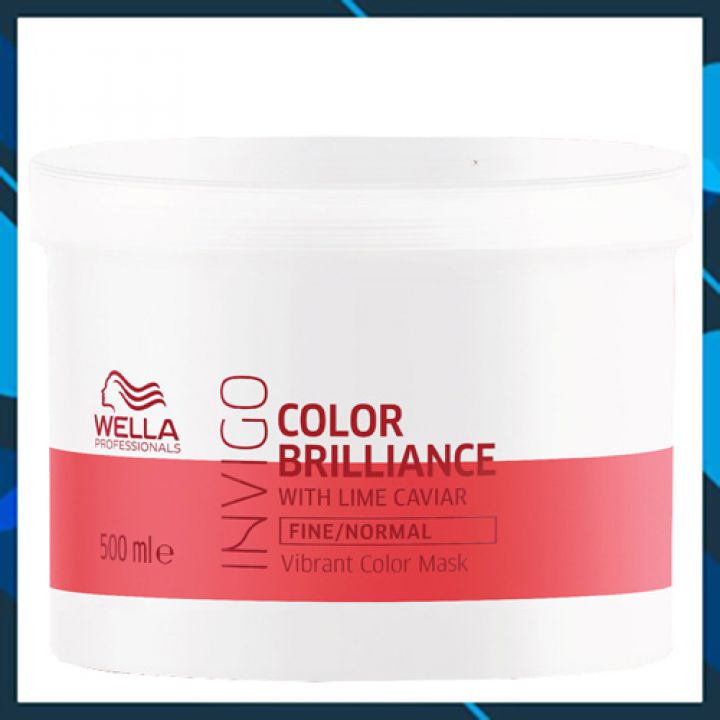 Hình ảnh Hấp dầu giữ màu tóc nhuộm Wella Professionals Brilliance Treatment for Colored Hair 500ml