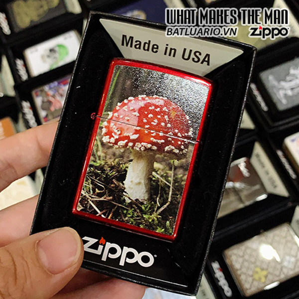 Bật Lửa Zippo 21063 Red Mushroom