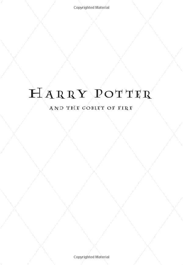Sách Harry Potter And The Goblet Of Fire (Harry Potter và Chiếc cốc lửa) (English Book)