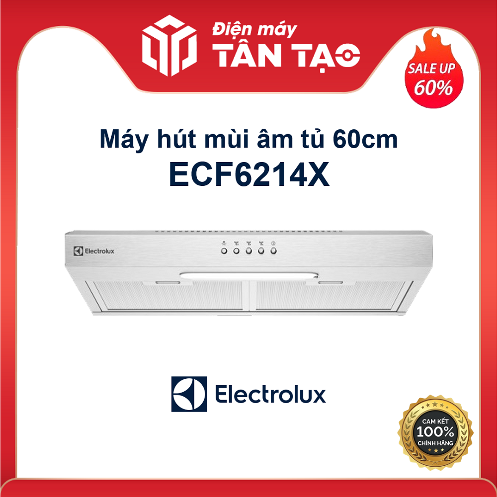 Máy hút mùi âm tủ Electrolux ECF6214X - Hàng chính hãng