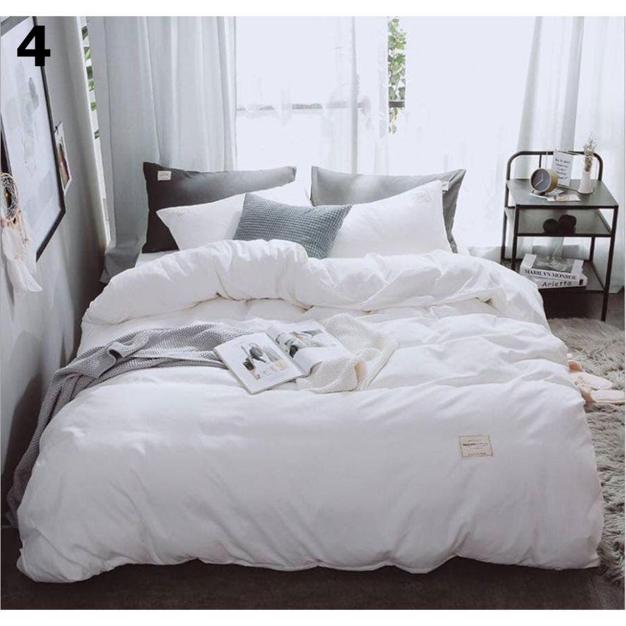 Bộ chăn ga gối vải cotton tici 4 món – chăn mền, drap giường, vỏ gối - ga giường đủ size