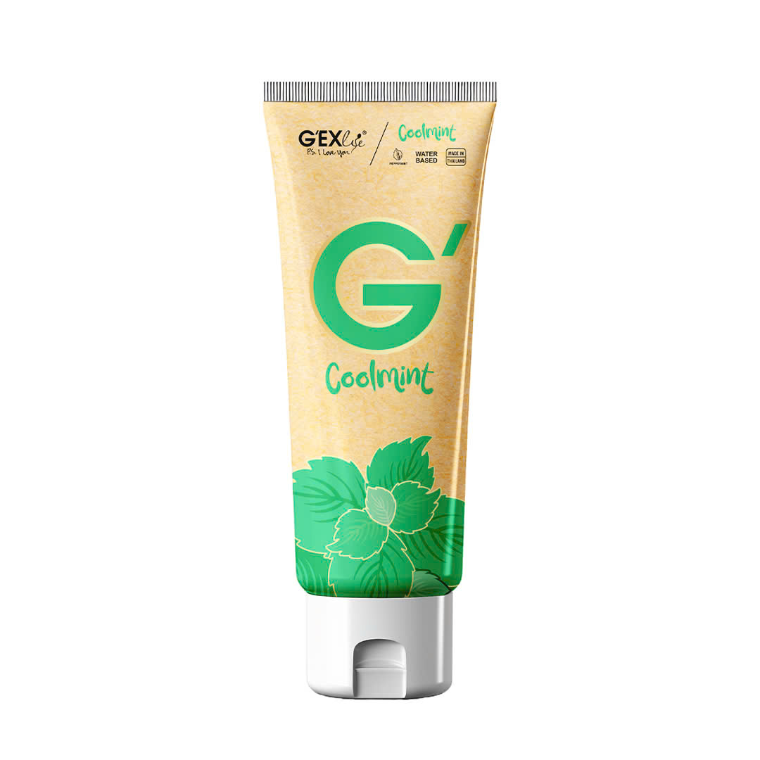 Tuýp 100ml - Gel bôi trơn gốc nước cao cấp G'EXlife Coolmint - Mùi Bạc hà - thơm mát
