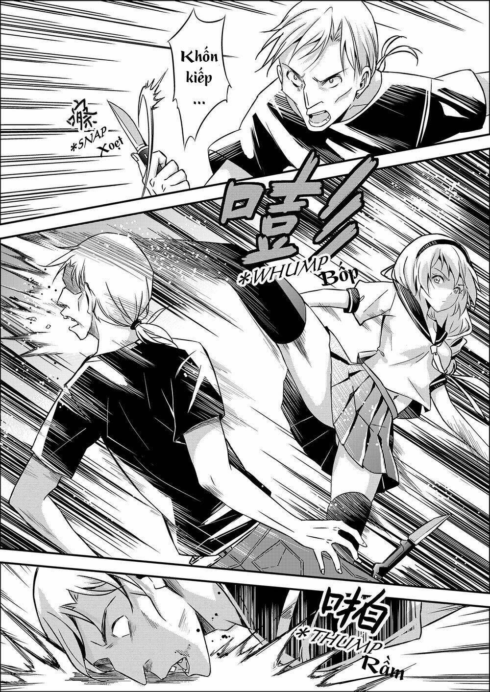 guns girl - school dayz - special manga chapter: triennial sakura chapter 1 8