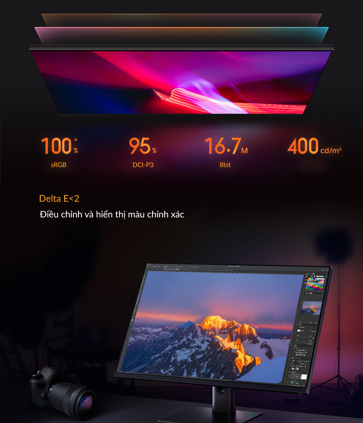 Màn Hình Máy Tính Xiaomi Mi Surface Display 27inch Phân Giải 2K/165Hz Cực Nét - QHD - Chơi Game, Làm Việc Không Mỏi Mắt - Hàng Nhập Khẩu