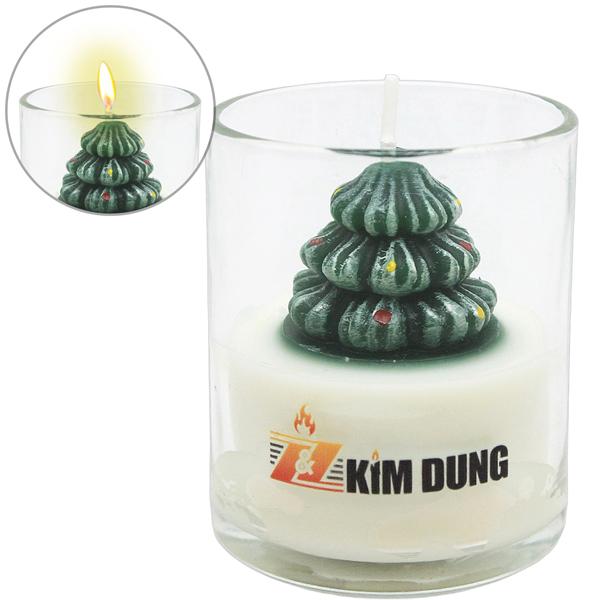 Ly Nến Thơm Hình Cây Thông Noel 3D