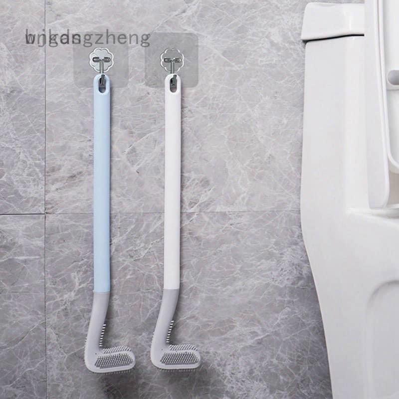 Chổi Cọ Toilet Nhà Vệ Sinh Thông Minh Thế Hệ Mới 2021 Tặng Kèm Móc Dán Treo Tường Tiện Lợi