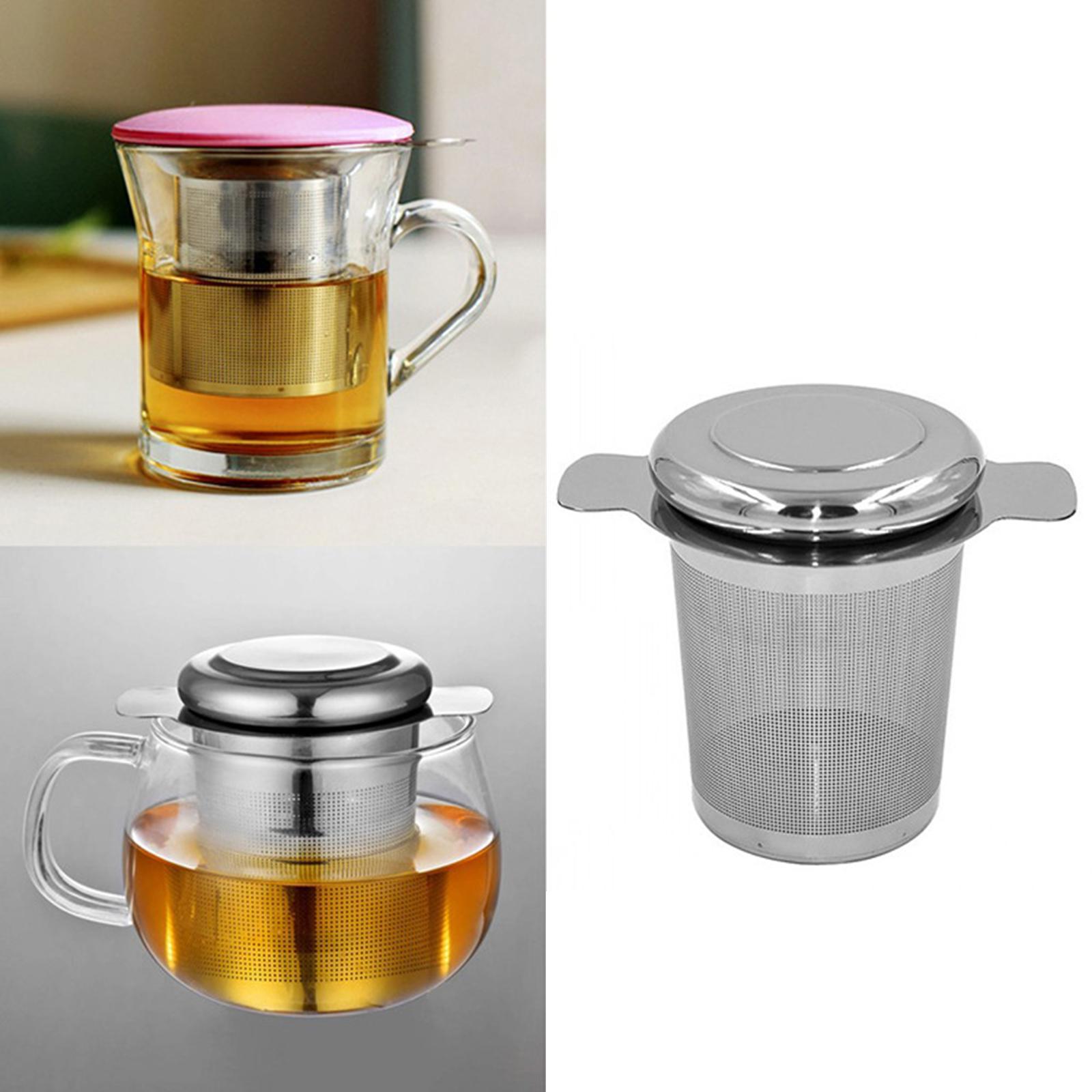 Tea Infuser with Lid Loose Tea Leaf Diffuser for Kettle