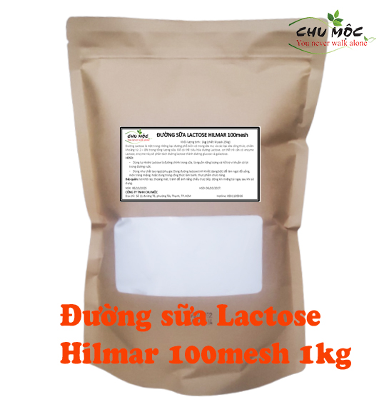 Đường sữa Lactose Hilmar 100mesh 1kg (chiết lẻ từ pack 25kg)