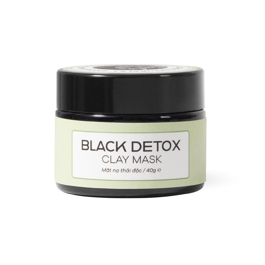 Mặt Nạ Đất Sét Zakka Naturals Thải Độc Da Black Detox Clay Mask 40g