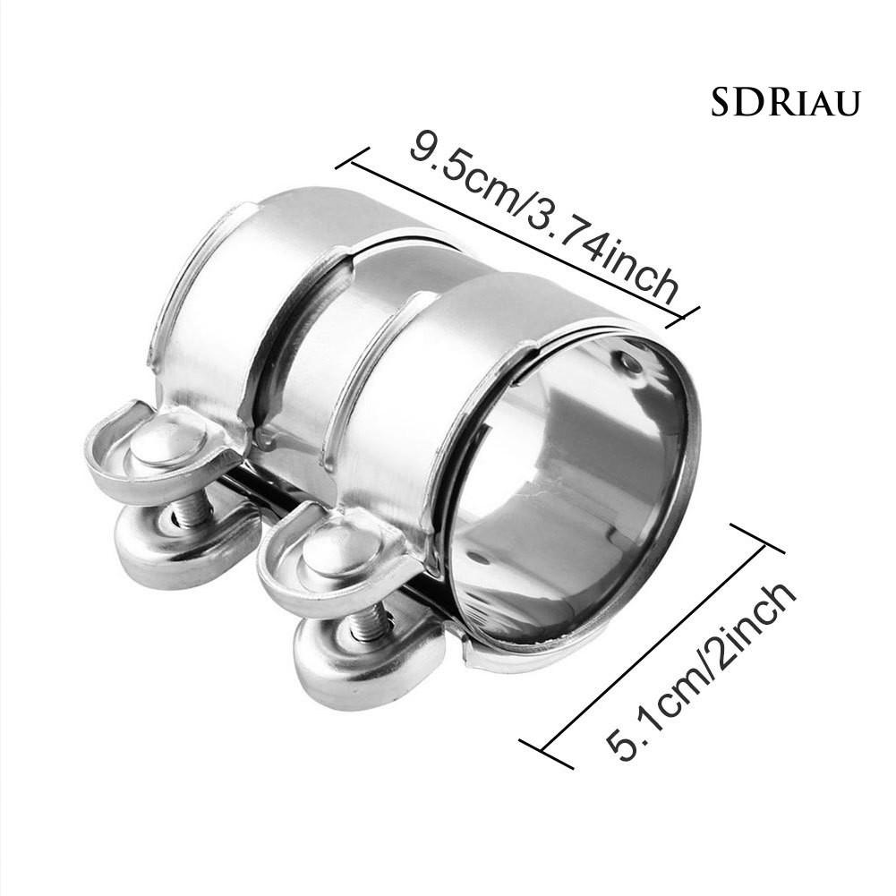 TURBO Ống Xả Khí Thải Giảm Thanh Bằng Thép Không Gỉ Cho Xe Ô Tô