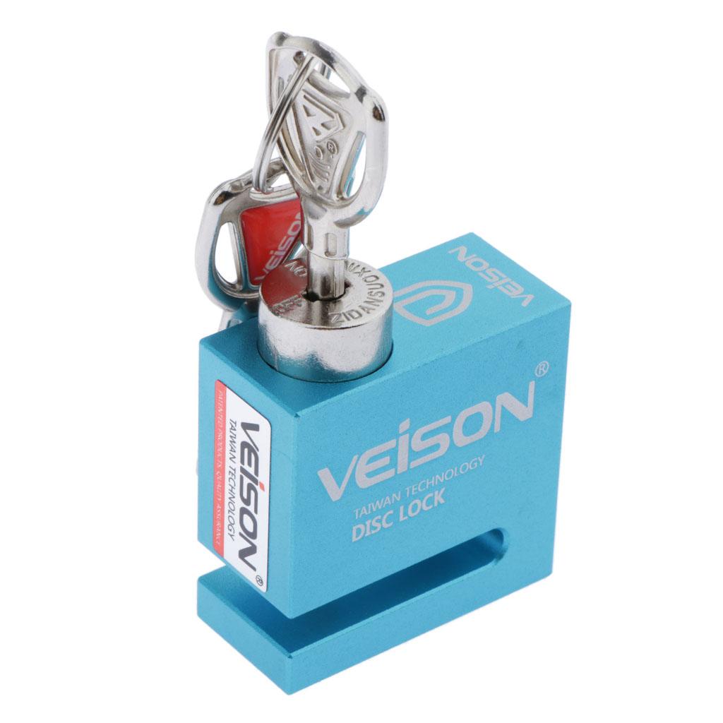 Xe Máy ATV Khóa Đĩa Chống Trộm Phanh Đĩa, Xanh Kim Loại