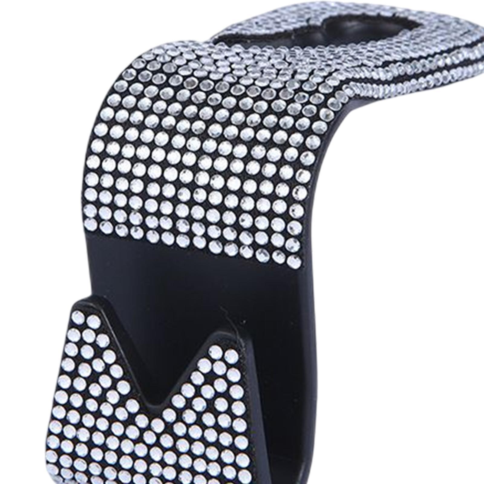 Universal Car Headrest Hook Portable for Umbrellas Hanging Bag Handbag White