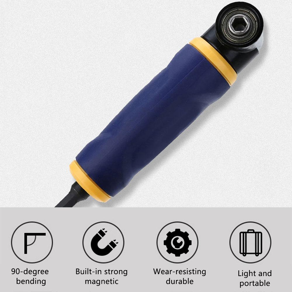 Screwdriver Heads Corner Turner 90 Degree Angle Electric Screwdriver Corner Detector 90 Degree Right Angle Extension