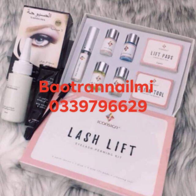 Combo uốn mi Hàn quốc,Trọn bộ uốn mi 6d và phủ đen tặng gẩy mi