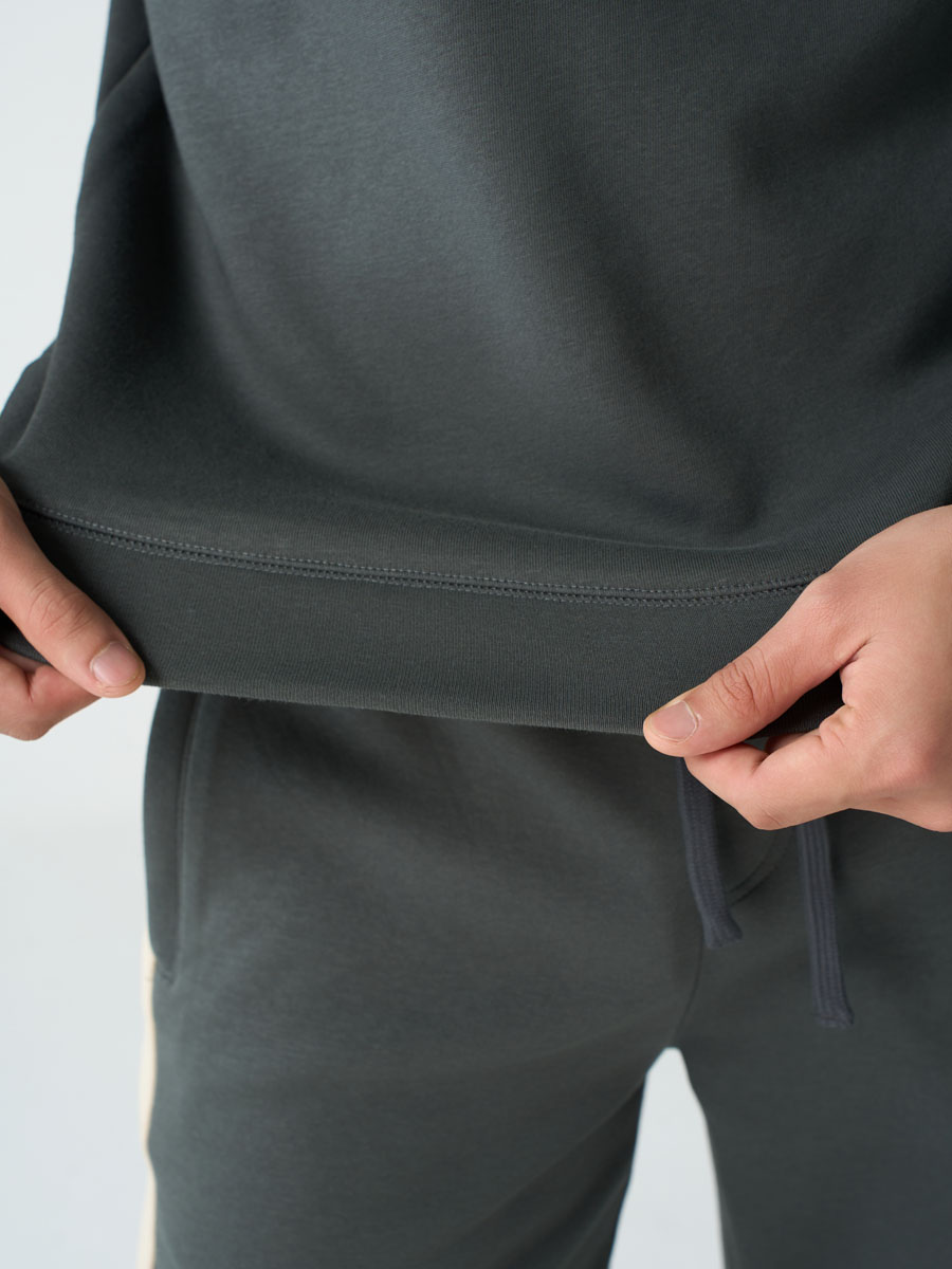 Bộ Nỉ Nam Mùa Đông KEEP-WARM 5S FASHION Chất Nỉ Dày Dặn, Can Phối Trẻ Trung, Khỏe Khoắn (BNI24018)