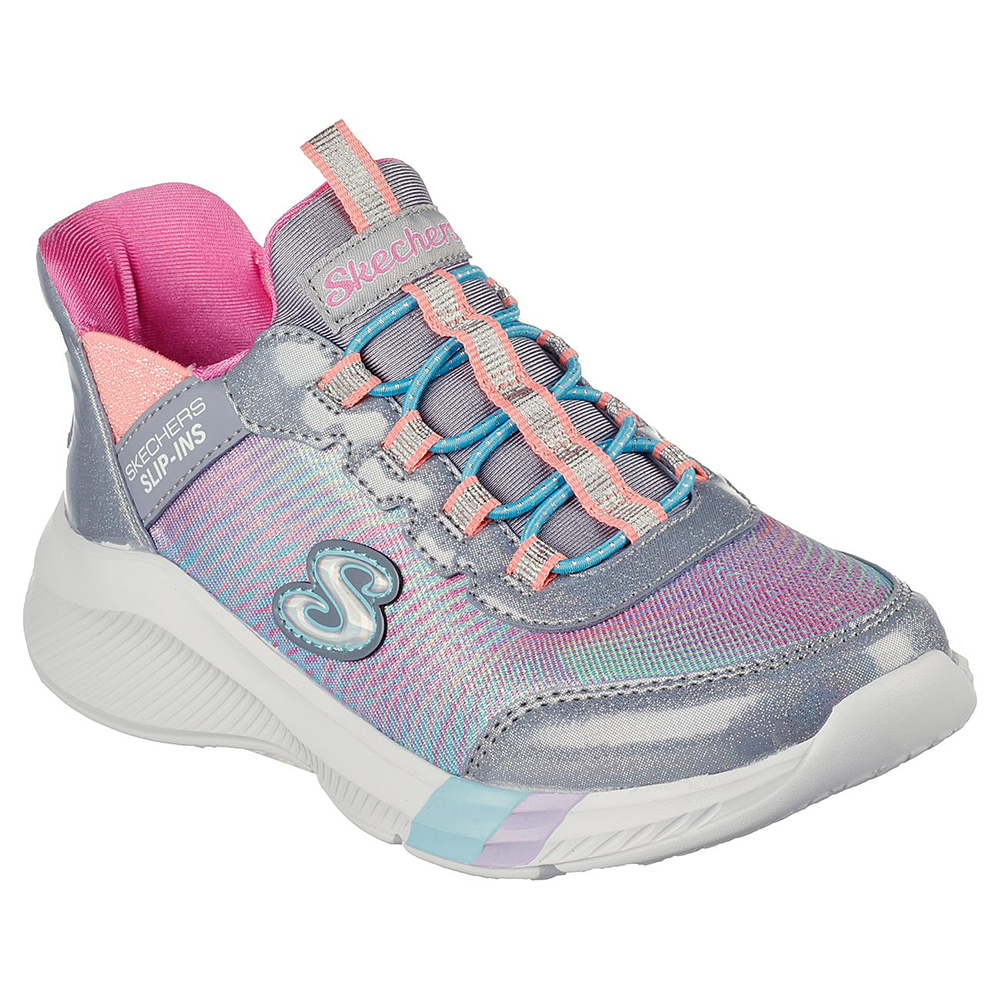 Skechers Bé Gái Giày Thể Thao Thường Ngày, Đi Học Slip-Ins Foamies Dreamy Lites - 303514L-GYMT