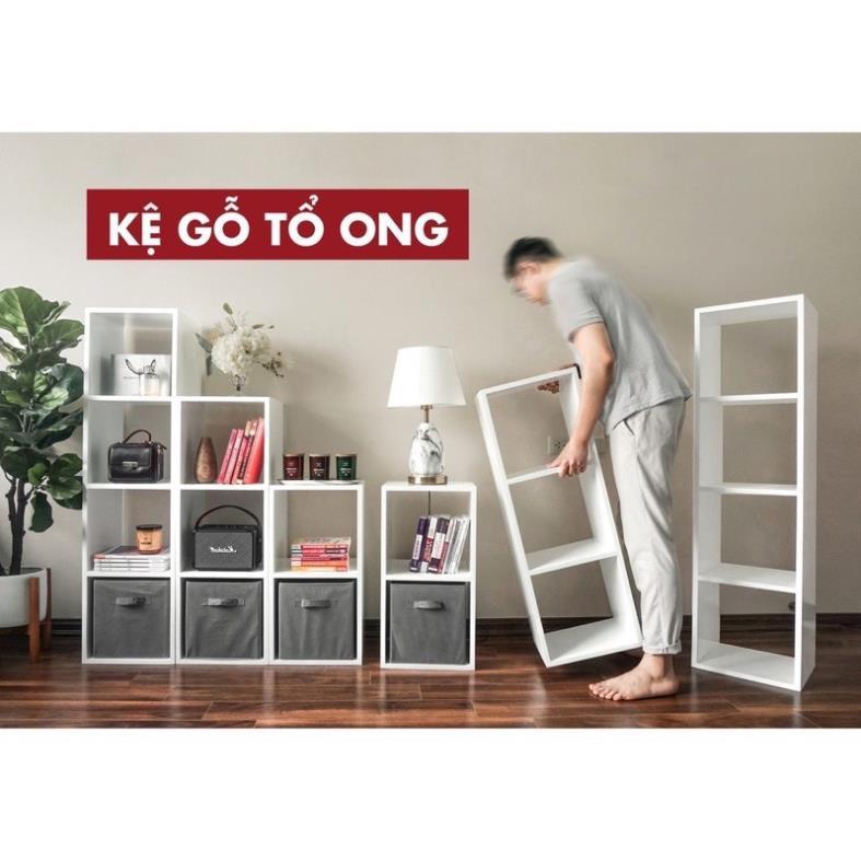 Kệ sách MIỄN PHÍ SHIP Tủ sách tổ ong đa năng đa tầng nhiều công dụng