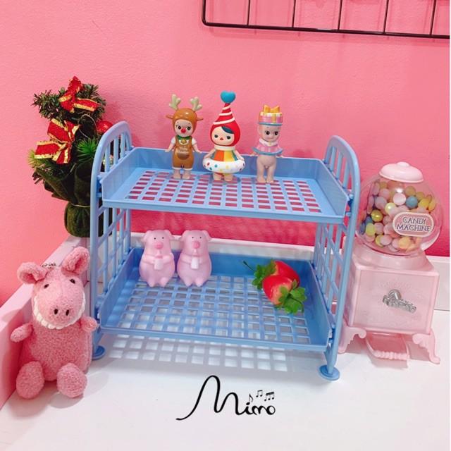 Kệ nhựa Mini 2 tầng đa năng kệ để đồ bếp
