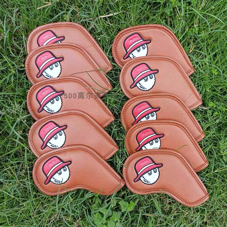 Malbon golf Set cover gậy golf Malbon bọc đầu gậy sắt da PU chống trầy xước bụi bẩn ( 10 chiếc ) BD033