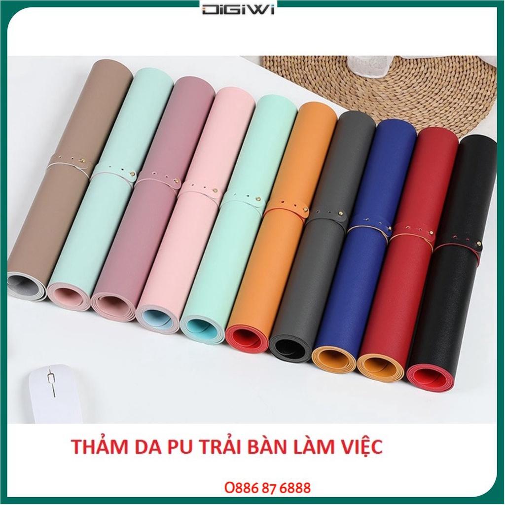 Thảm Trải Bàn Làm Việc DeskPad Da Chống Nước, Miếng Lót Bàn Nhiều Màu Cao Cấp Size 40x60,40x80,50x100