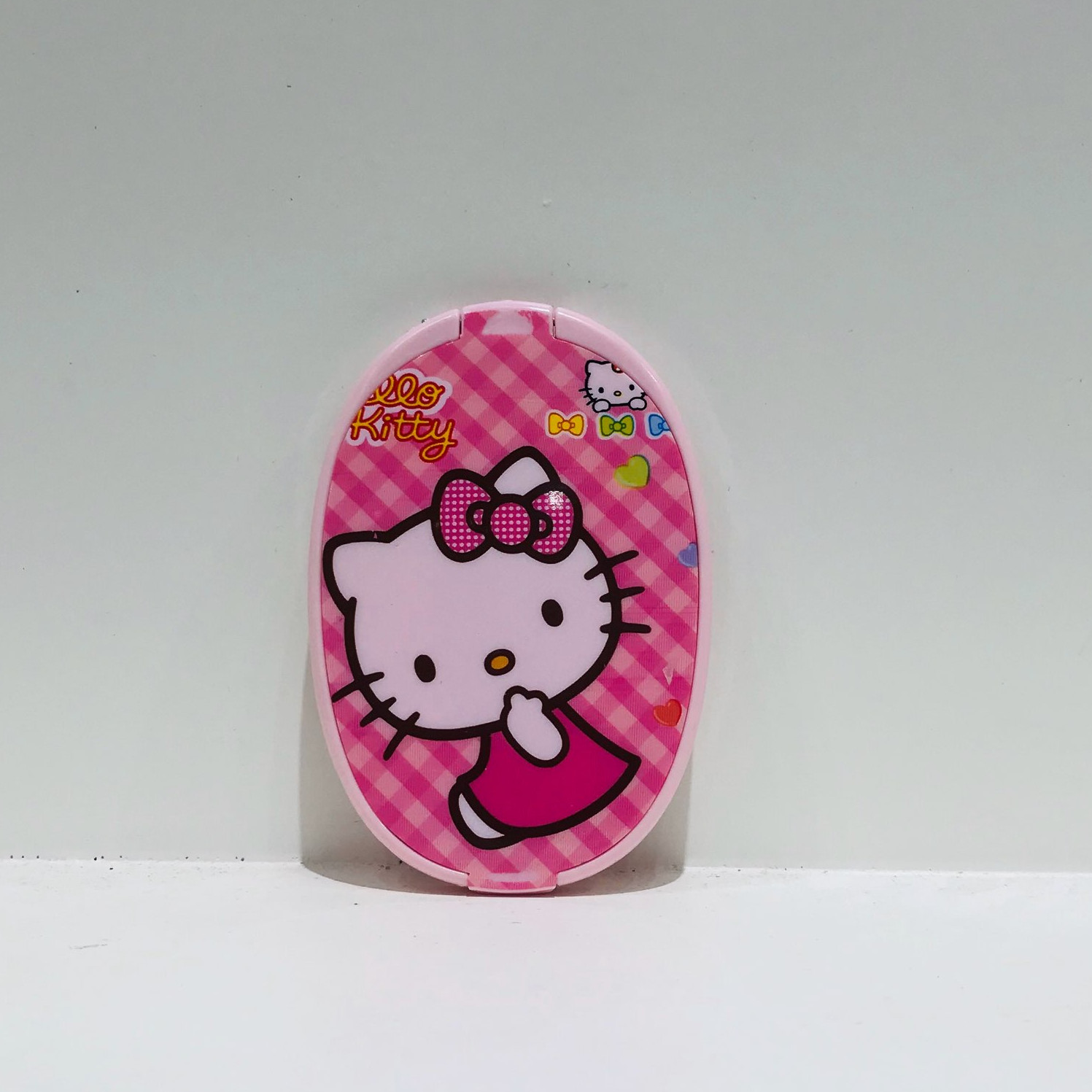 Gương kèm lược elip Hello Kitty