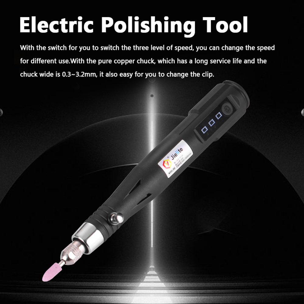 USB Power Supplys 5V Small Size Handheld Speed Adjustable Electric Grinding Polishing Tool DIY Utility Tools