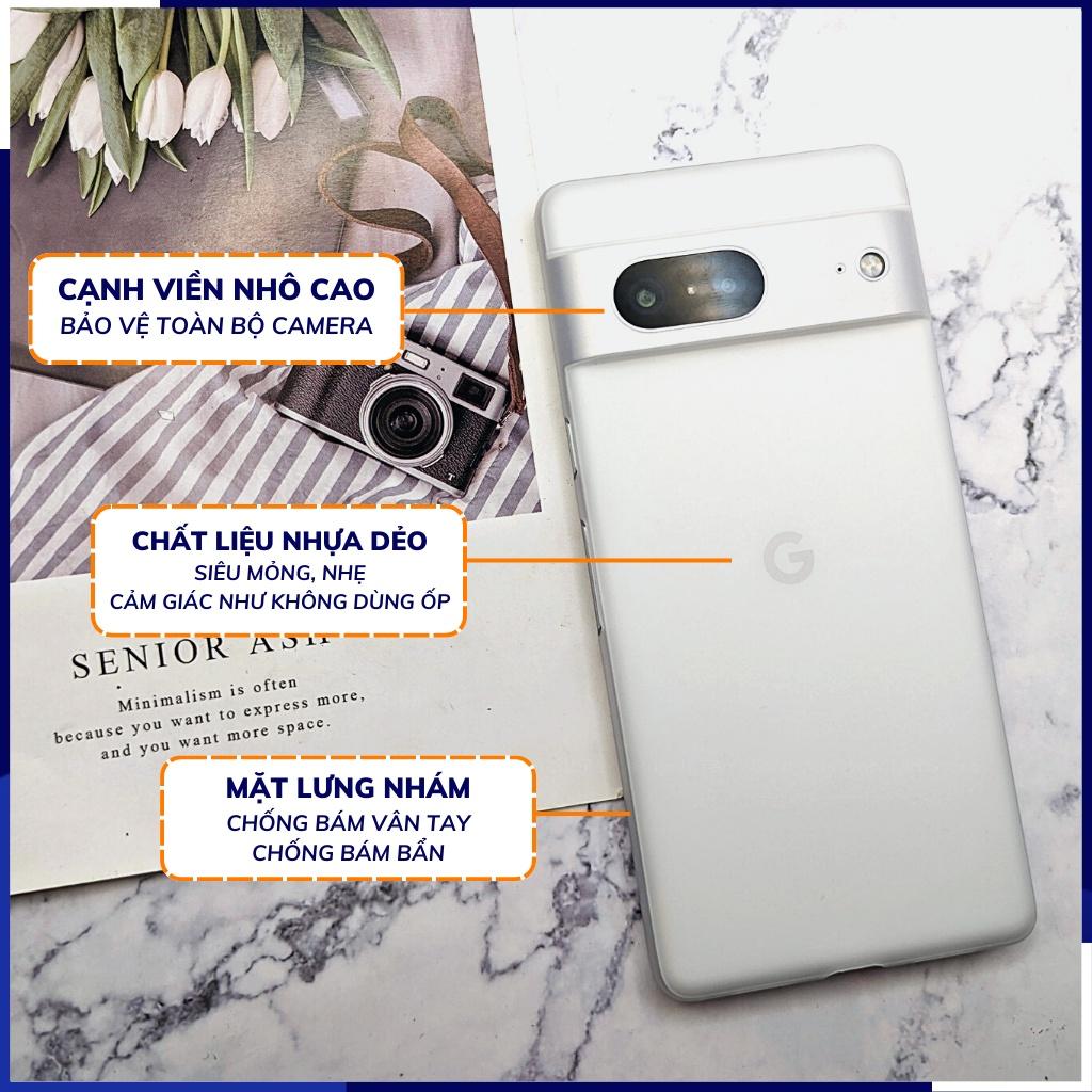 Ốp lưng pixel 7 dẻo nhựa siêu mỏng giấy chống bám vân tay bảo vệ camera phụ kiện điện thoại huỳnh tân store