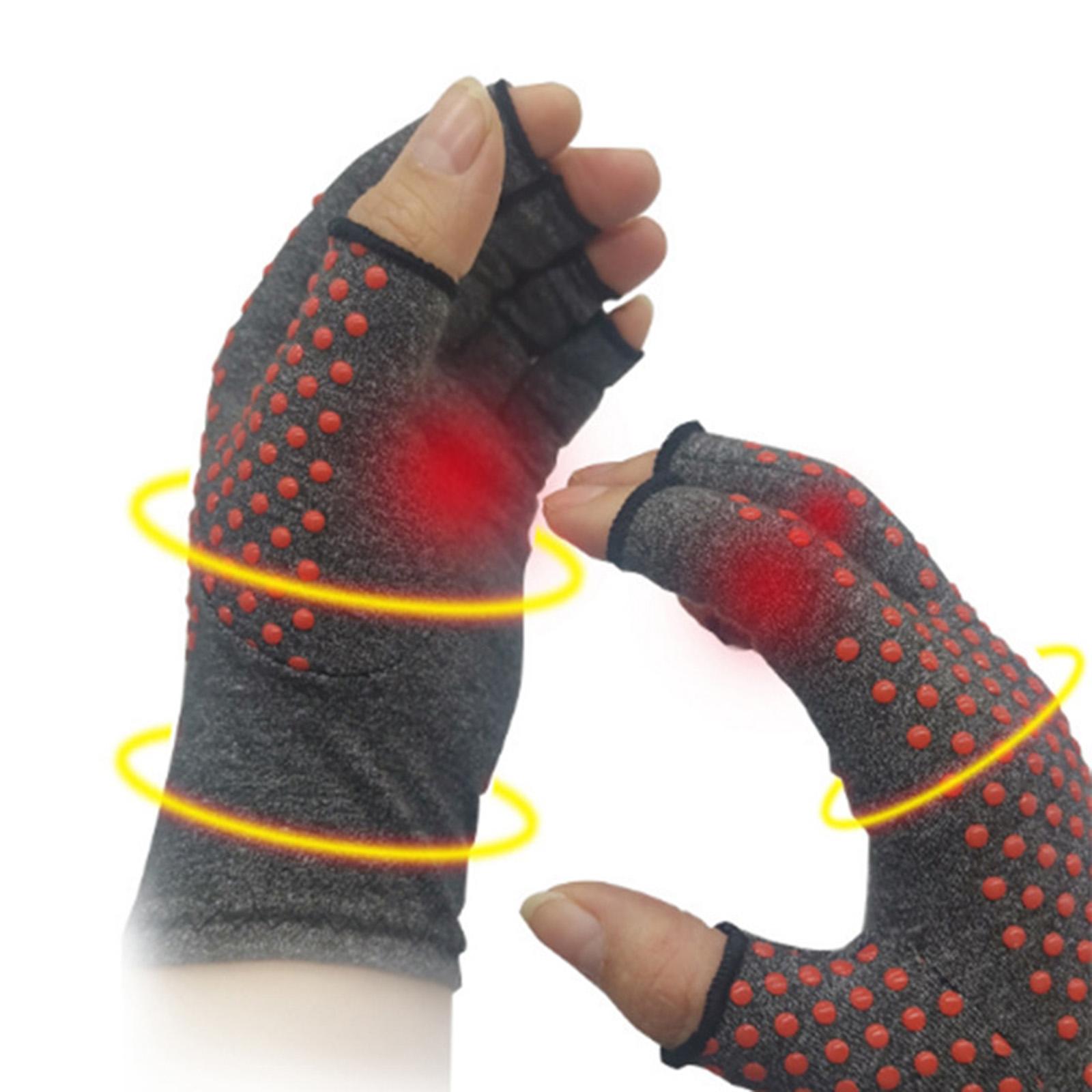 Găng tay với những viên nén trị liệu, hỗ trợ cổ tay chống viêm, khớp, thấp khớp, giảm đau