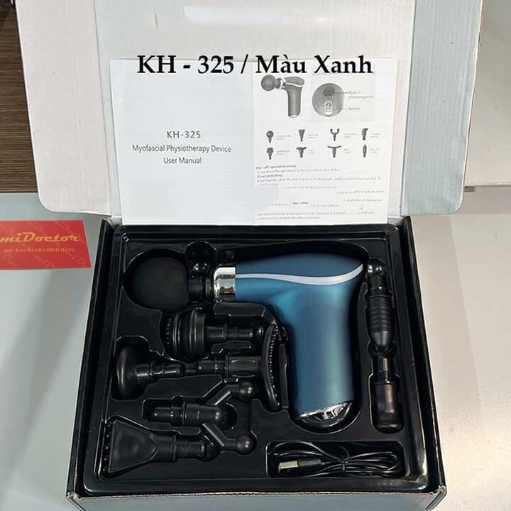 Súng Massage Cầm Tay Đấm Lưng Cổ Vai Gáy Trị Nhức Mỏi - Máy Mát Xa Trị Liệu 8 Đầu Compact KH 325 Chính Hãng miDoctor