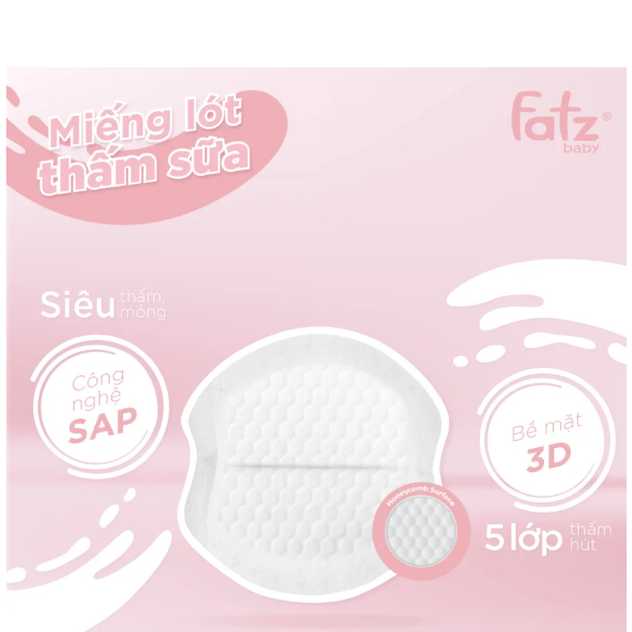 Miếng lót thấm sữa dùng 1 lần Fatzbaby FB0130CD hộp 30 miếng