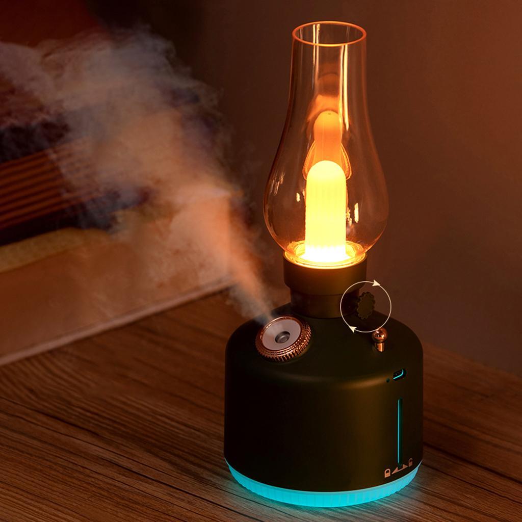 LED 280ml Air Humidifier  Essential Oil  Diffuser Night Light Green