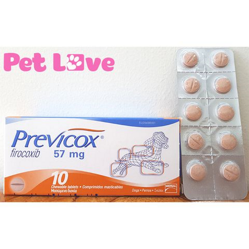 1 hộp Previcox giảm đau, kháng viêm trên chó (10 viên, 57mg/ viên) 