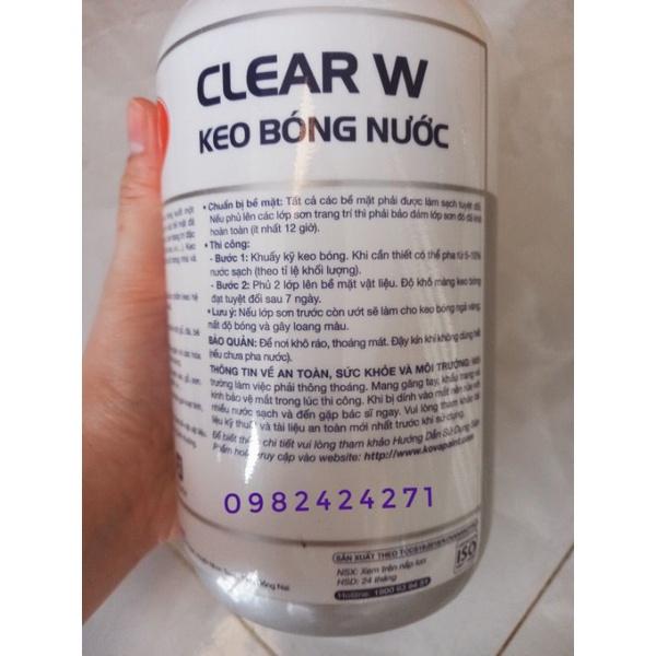 Keo bóng nước Clear W 1kg