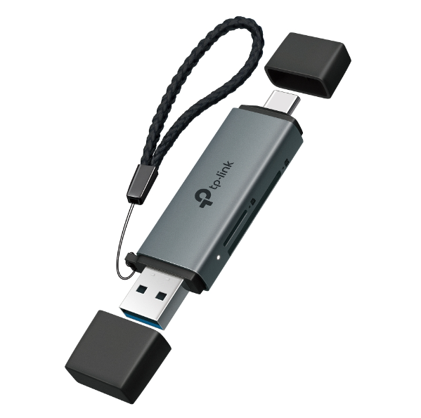 Đầu Đọc Thẻ Nhớ TP-Link USB 3.0 Type-C&amp;A dành cho thẻ SD và microSD 3.0 - Hàng chính hãng