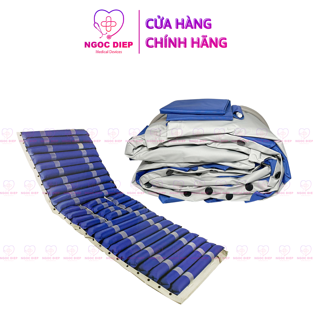 Đệm hơi chống loét cao cấp có lỗ đi vệ sinh OROMI HF6002 - Nệm chống loét cao cấp cho người già, người bệnh