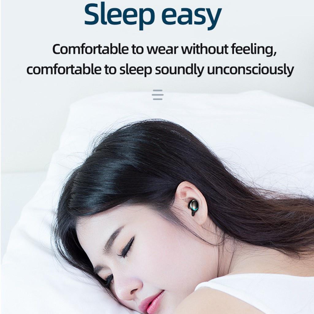 Tai Nghe Nhét Tai Bluetooth 5.0 Không Dây F9-5C Cảm Ứng Vân Tay Chất Lượng Cao