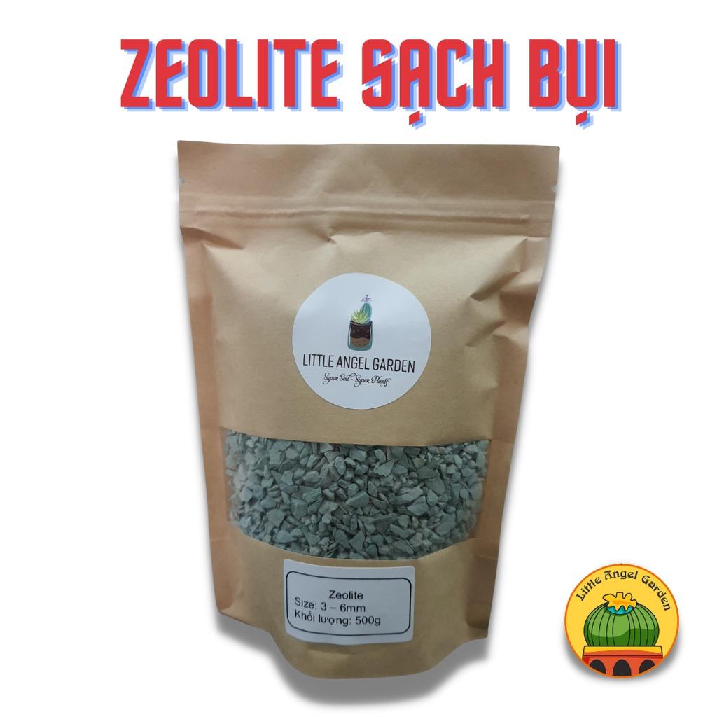 Đá khoáng Zeolite sạch bụi size 2-4 hoặc 3-6 mm| Rải mặt và trộn giá thể sen đá, xương rồng...