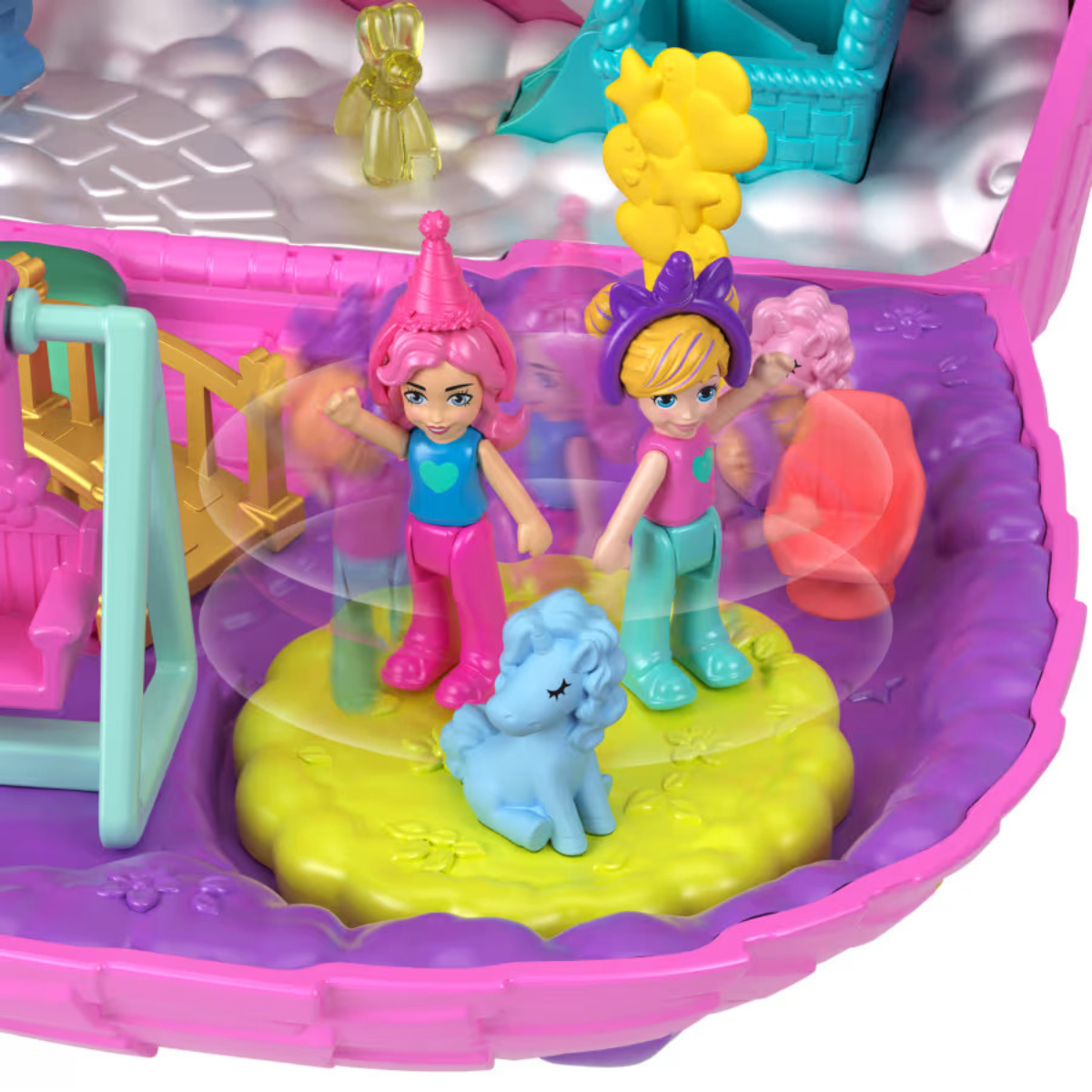 Đồ Chơi Polly Pocket Và Bữa Tiệc Kỳ Lân Phiên Bản 35 Năm POLLY POCKET HWP07