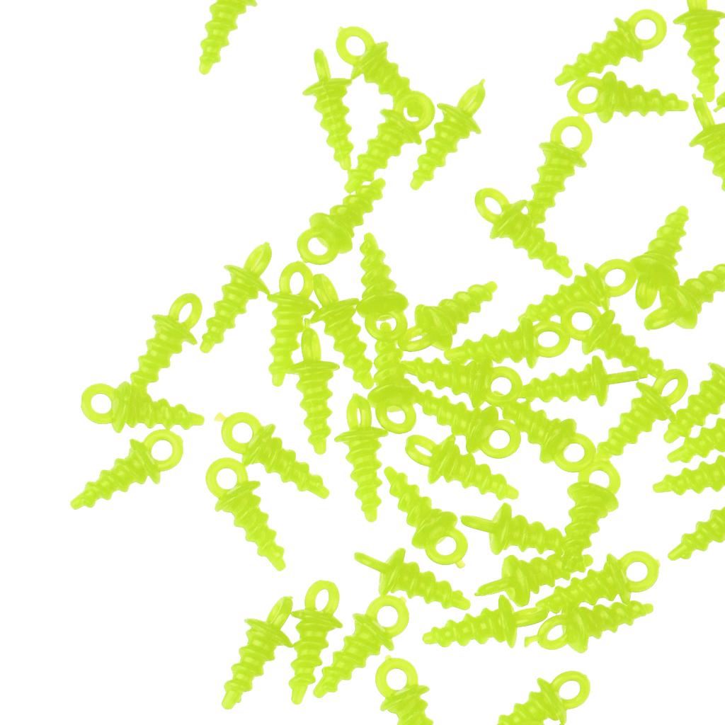 100pcs Bait Screws Pop Up Pegs / Screws Carp Fishing Chod Rigs