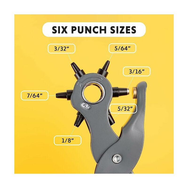 Dụng cụ chung Công cụ Punch Hole Punch, 5/64 inch đến 3/16 inch (72)