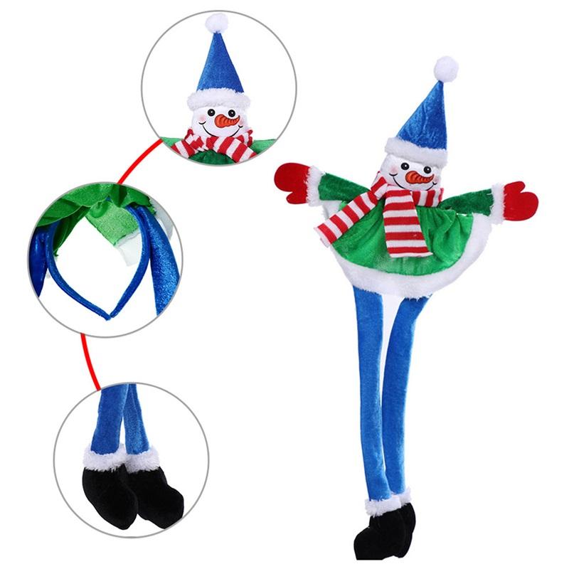 2 Chiếc Người Tuyết Ông Già Noel Nón Giáng Sinh, Hoạt Hình Mới Lạ Lễ Hội Cosplay Bộ Trang Phục Đạo Cụ Cho Sinh Nhật, Giáng Sinh, Halloween