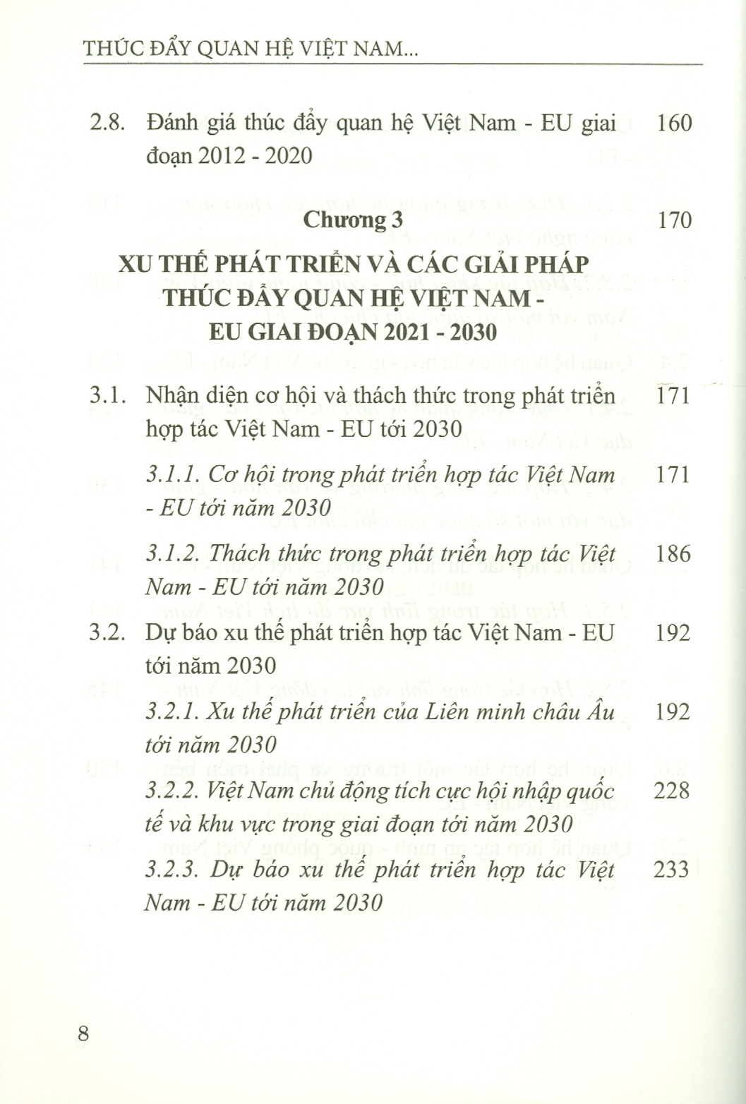 Thúc Đẩy Quan Hệ VIỆT NAM - LIÊN MINH CHÂU ÂU Trong Bối Cảnh Mới