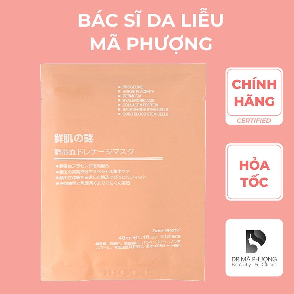 Mặt nạ nhau thai cừu Nhật Bản, mặt nạ giấy tăng sinh collagen - Hàng Chính Hãng (Combo 10 chiếc)