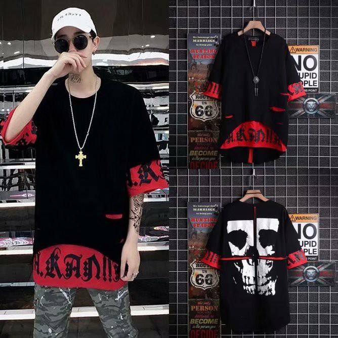 Áo Thun Nam Tay Ngắn Dáng Rộng