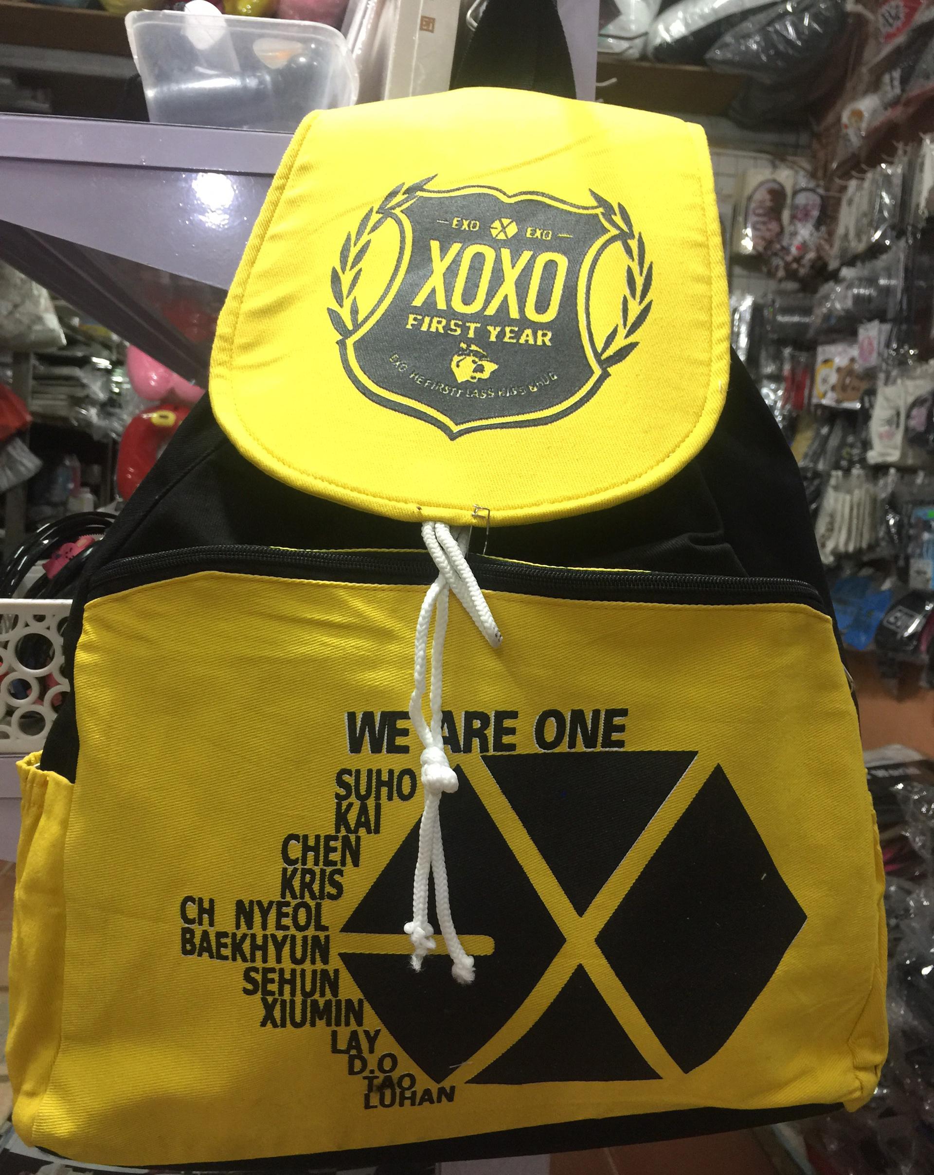 Balo thời trang chữ EXO mẫu ngẫu nhiên