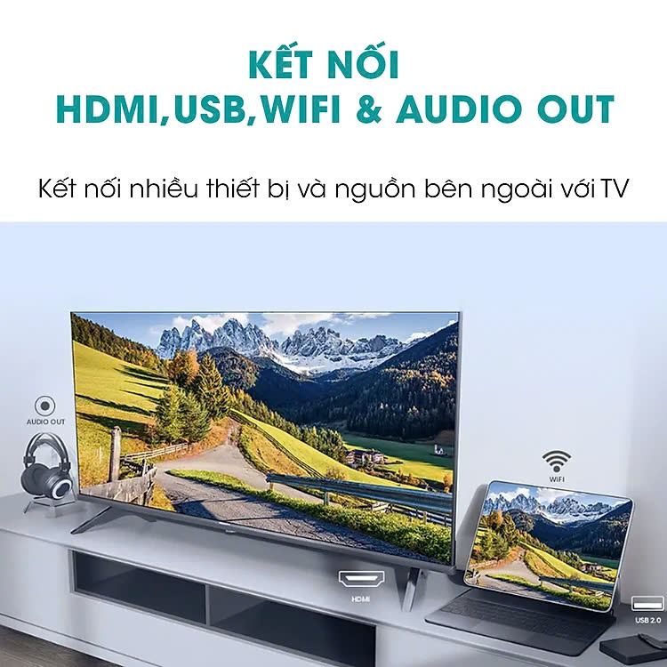Android Tivi LED Hisense 32 inch 32A4N trợ lý ảo Google Voice Control, bảo hành chính hãng 2 năm - Hàng Chính Hãng
