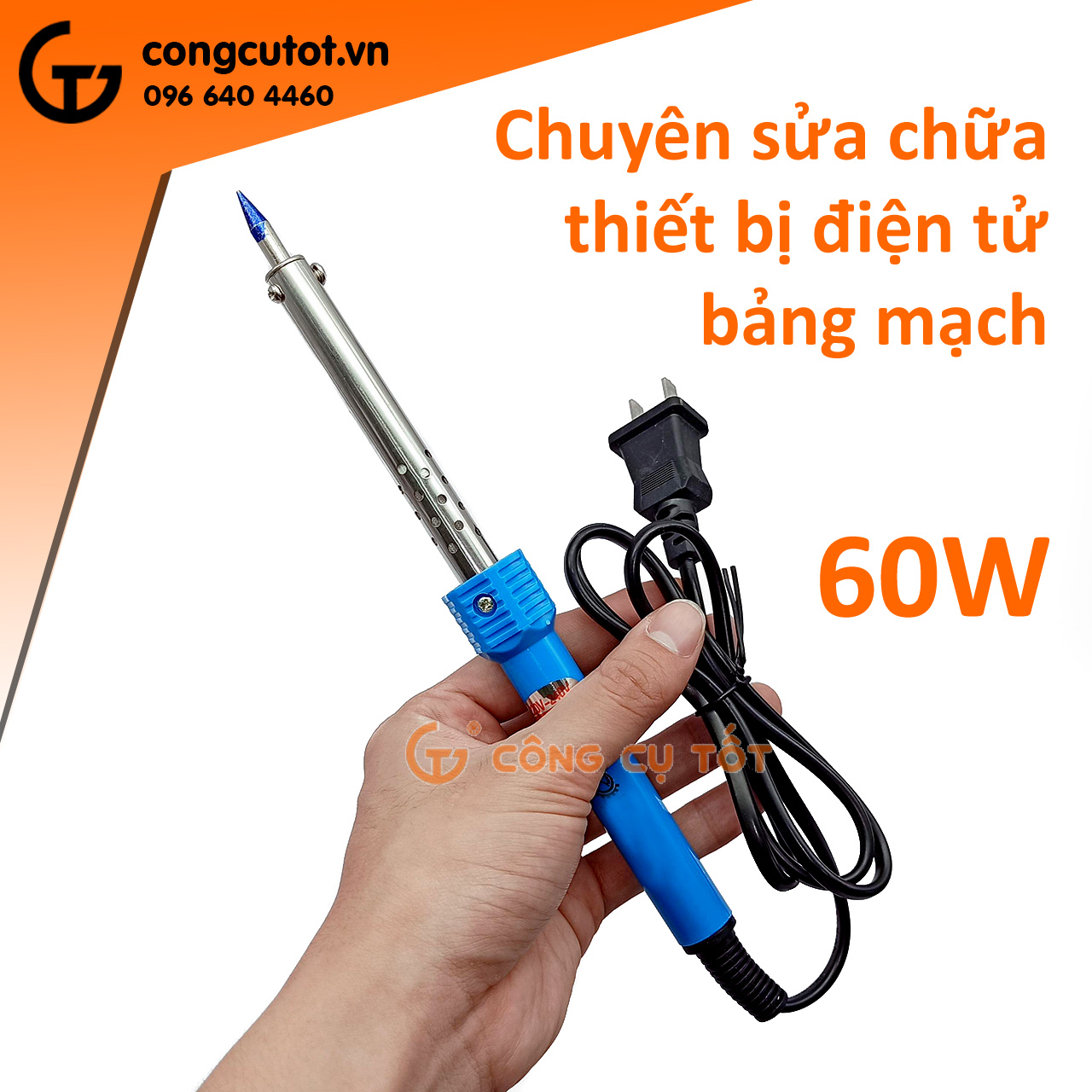 Mỏ hàn nhọn cán nhựa 60W